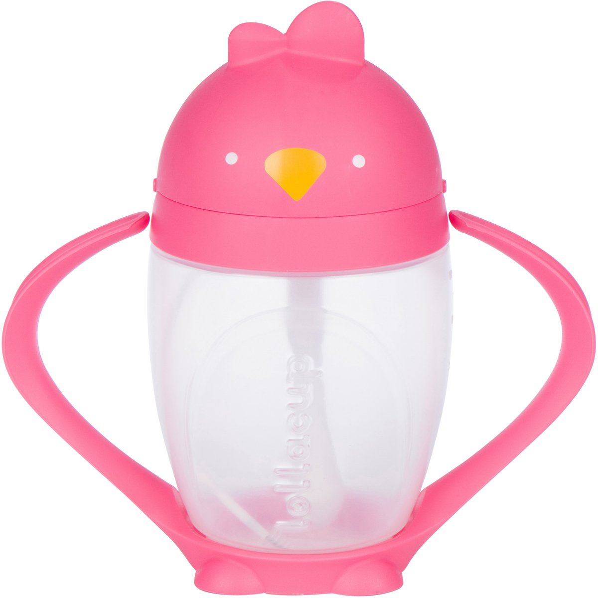 Lollaland Weighted Straw Sippy Cup for Baby: Lollacup - Transition Kids, Infant & Toddler Sippy Cup (6 months - 9 months) | Shark Tank Products | Lollacup (Posh Pink) - 100006