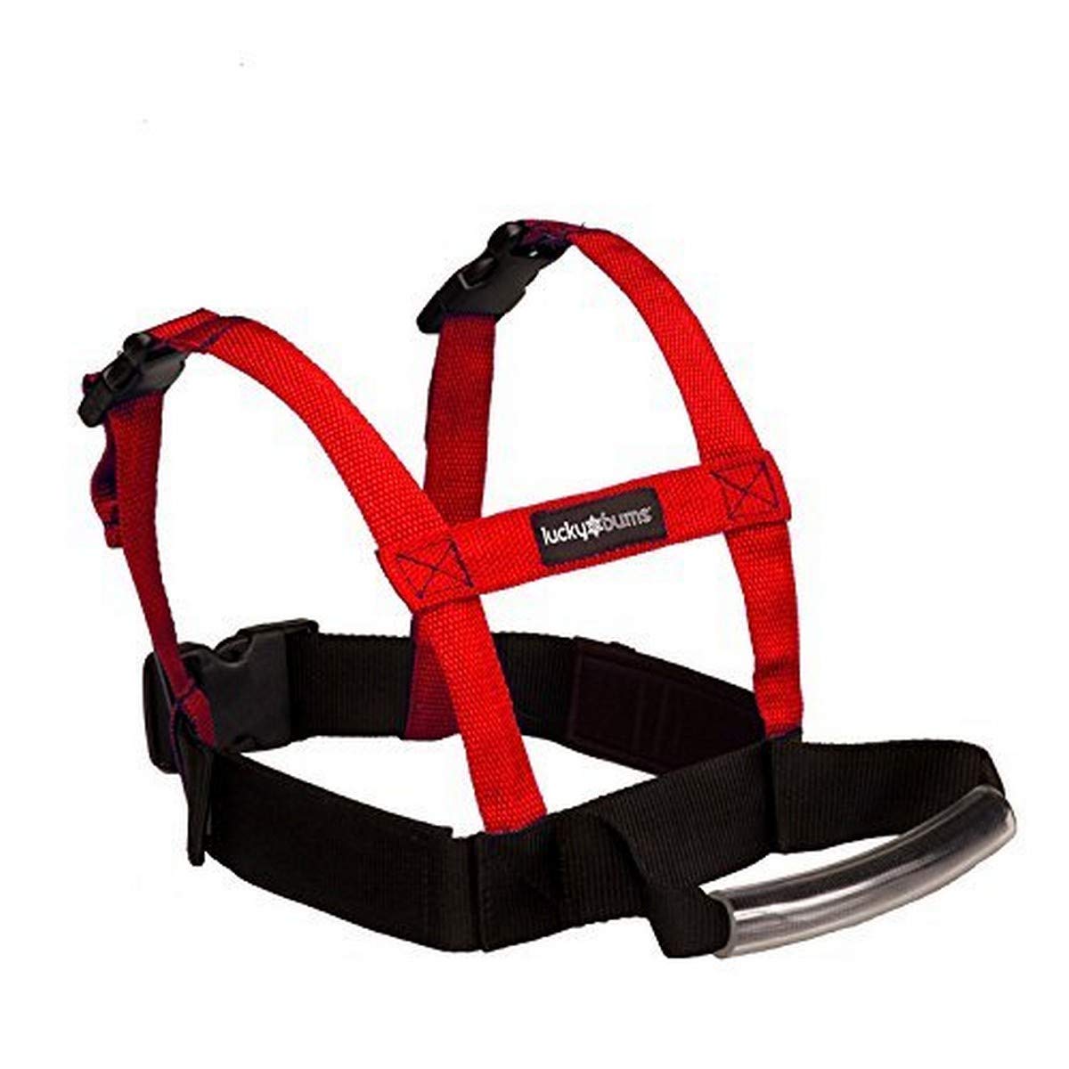 Lucky Bums Grip N Guide Kid's Ski Training Harness, Red , Ages 2 - 8 - 100066