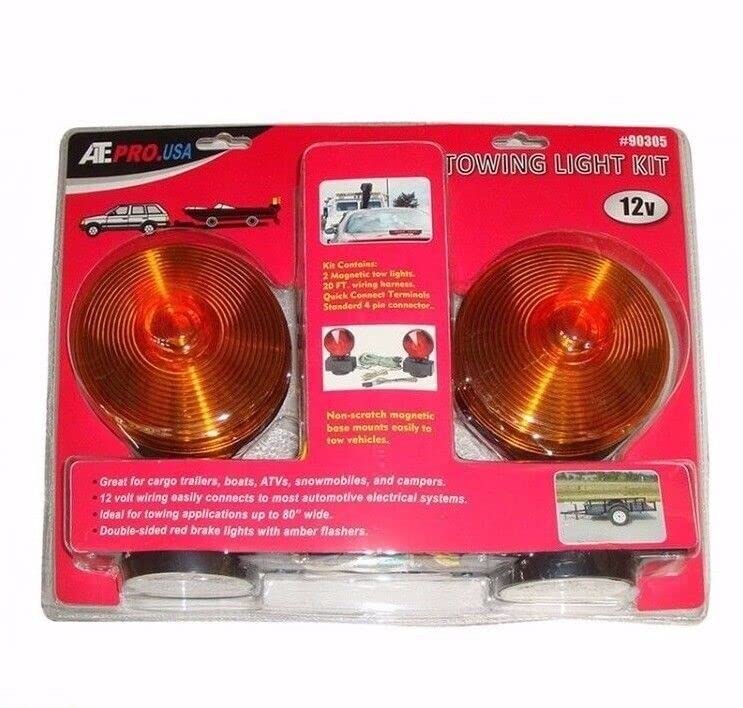 ARC-POWER for Orange Red 12V Magnetic Towing Light Tow Trailer Lights Super Sale AKAMAI Deals Mod-99998-114 - 100016