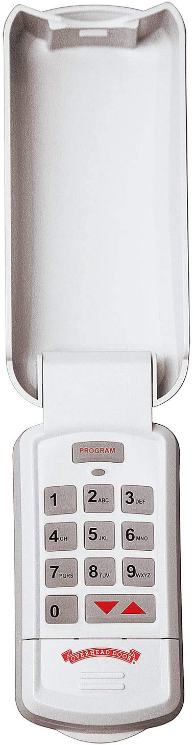 Overhead Door - Wireless Garage Door Opener Keypad - Weather-Resistant - OKP-BX - White,1 Pack - 100044