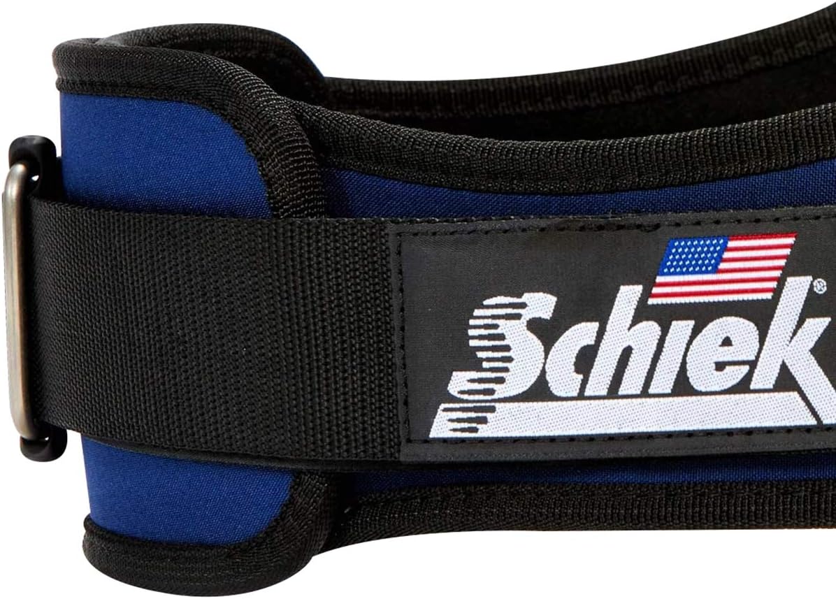 Schiek Sports Model 2006 Nylon 6" Weight Lifting Belt - Navy Blue - 100033