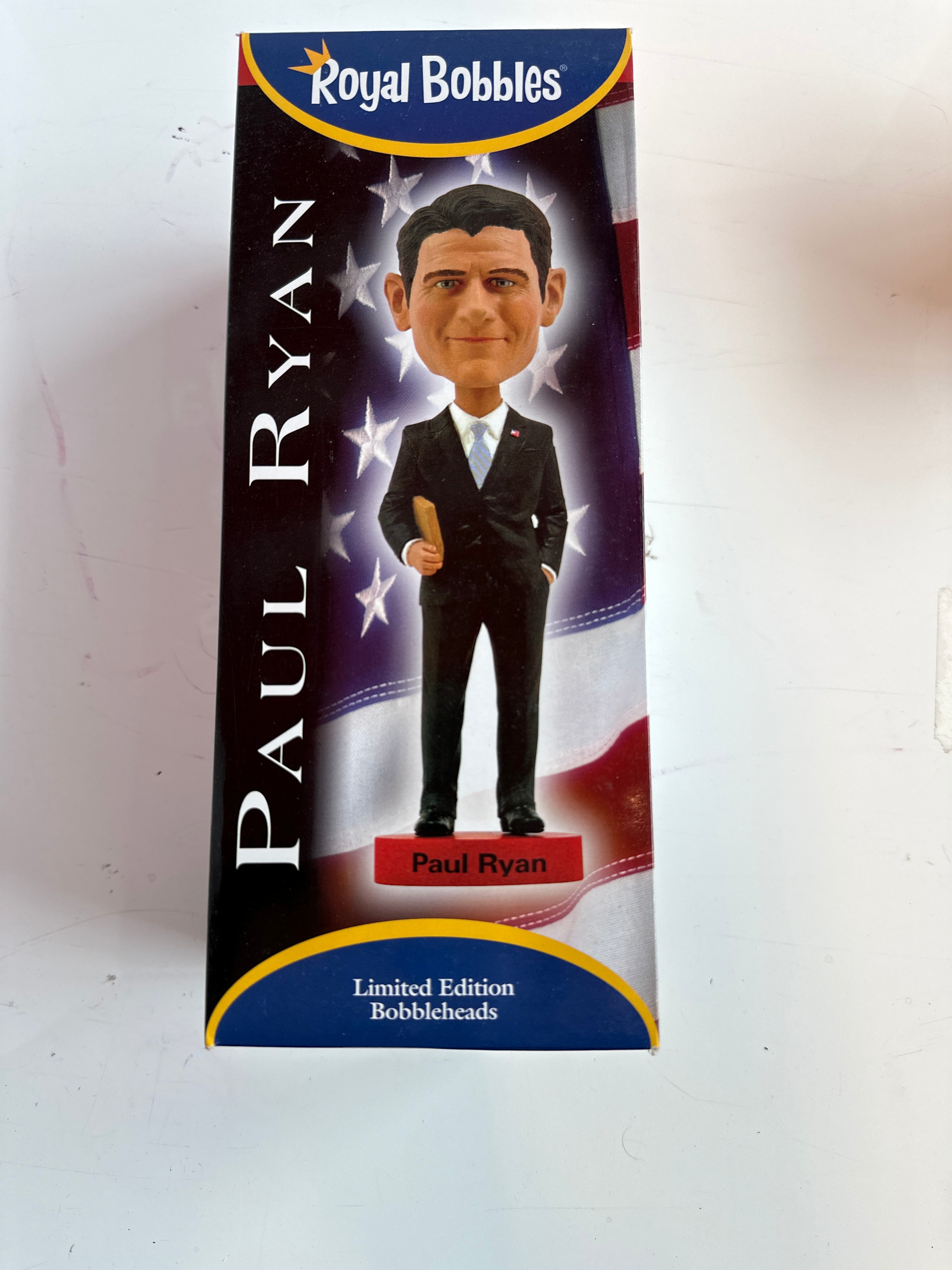 Royal Bobbles Paul Ryan Bobblehead, Premium Polyresin Lifelike Figure, Unique Serial Number, Exquisite Detail - 100100