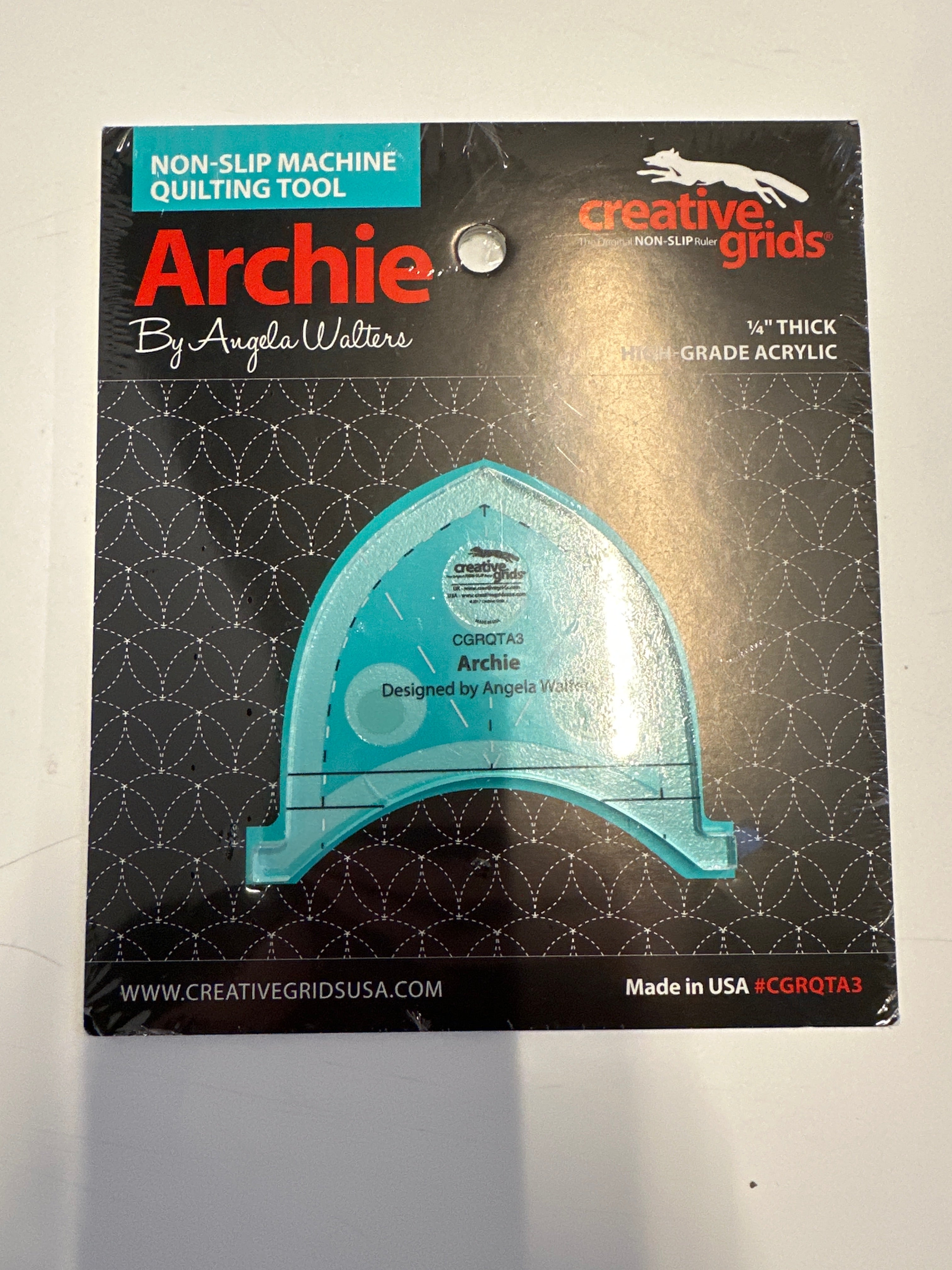 Creative Grids Machine Quilting Tool - Archie - CGRQTA3 - 100137