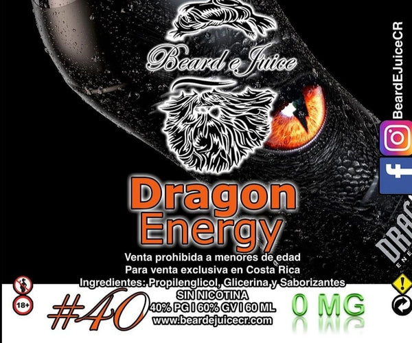 Beard eJuice No.40 Dragon Energy
