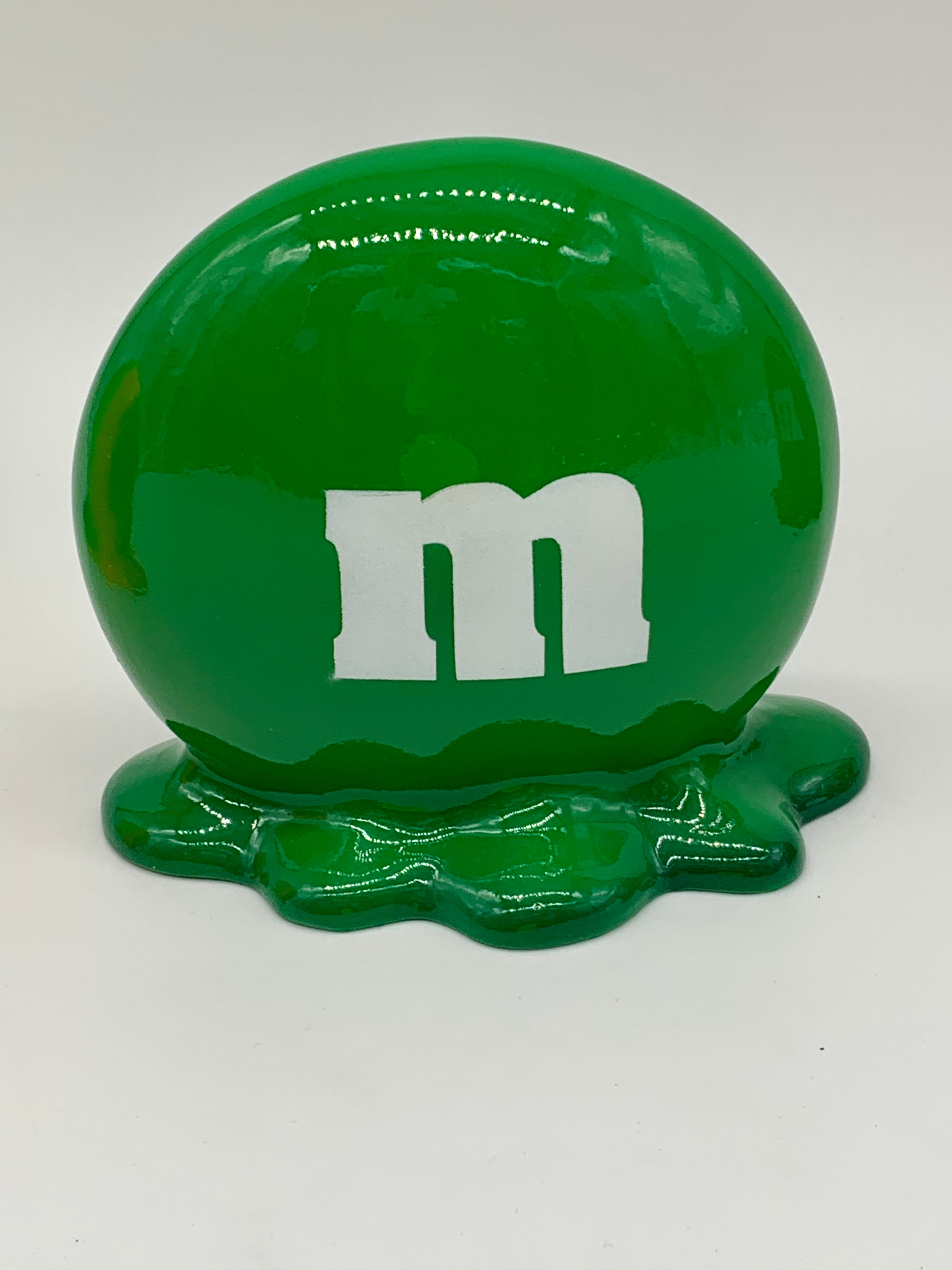 signed green m&m, Green M&M