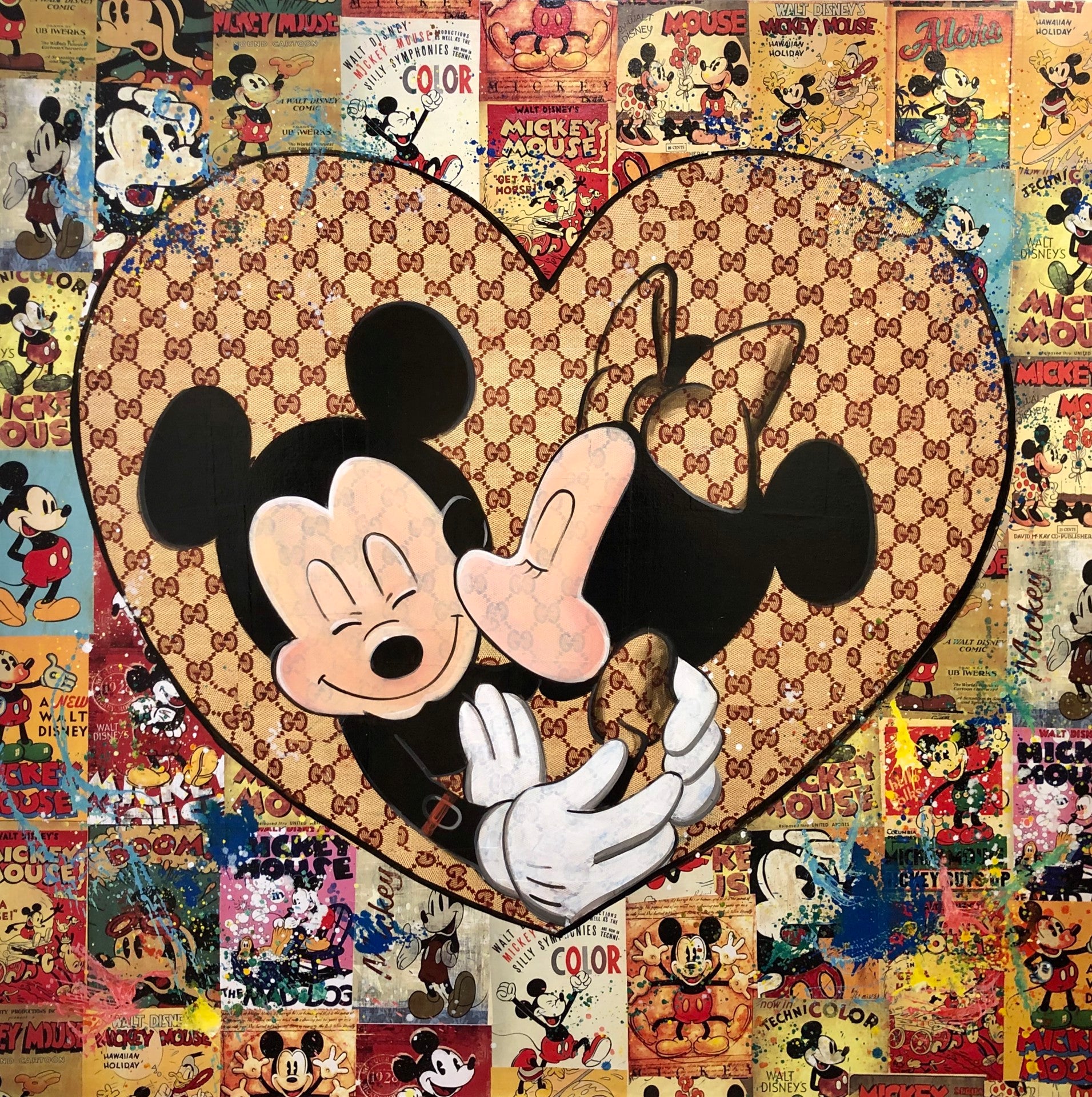 wallpaper mickey louis vuitton