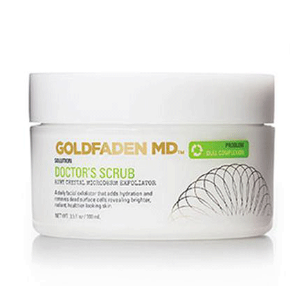 Goldfaden MD Doctor's Scrub available at Gee Beauty