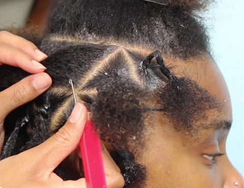 The Triangular Method for braid parting