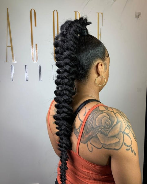 Butterfly Braided Ponytail