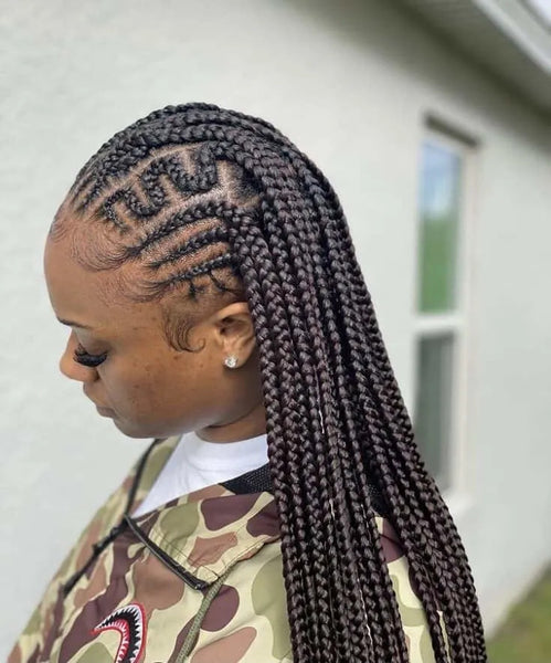 Knotless Fulani Braids