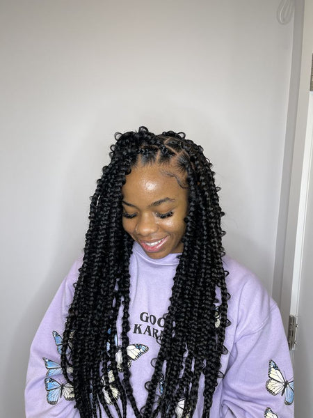 Butterfly Knotless Box Braids