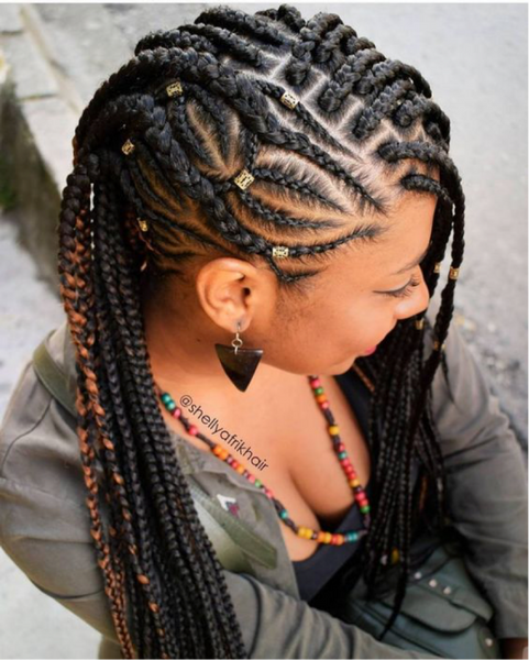 Invisible Root Box Braids