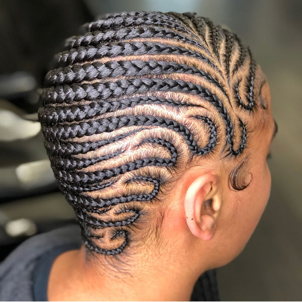 Lemonade Braids with Designs