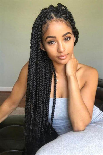 Waist-Length Box Braids