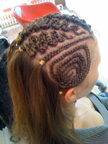 Zigzag Cornrows Tribal braids