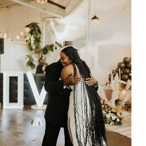 Long Braids with Decorative Headpiece