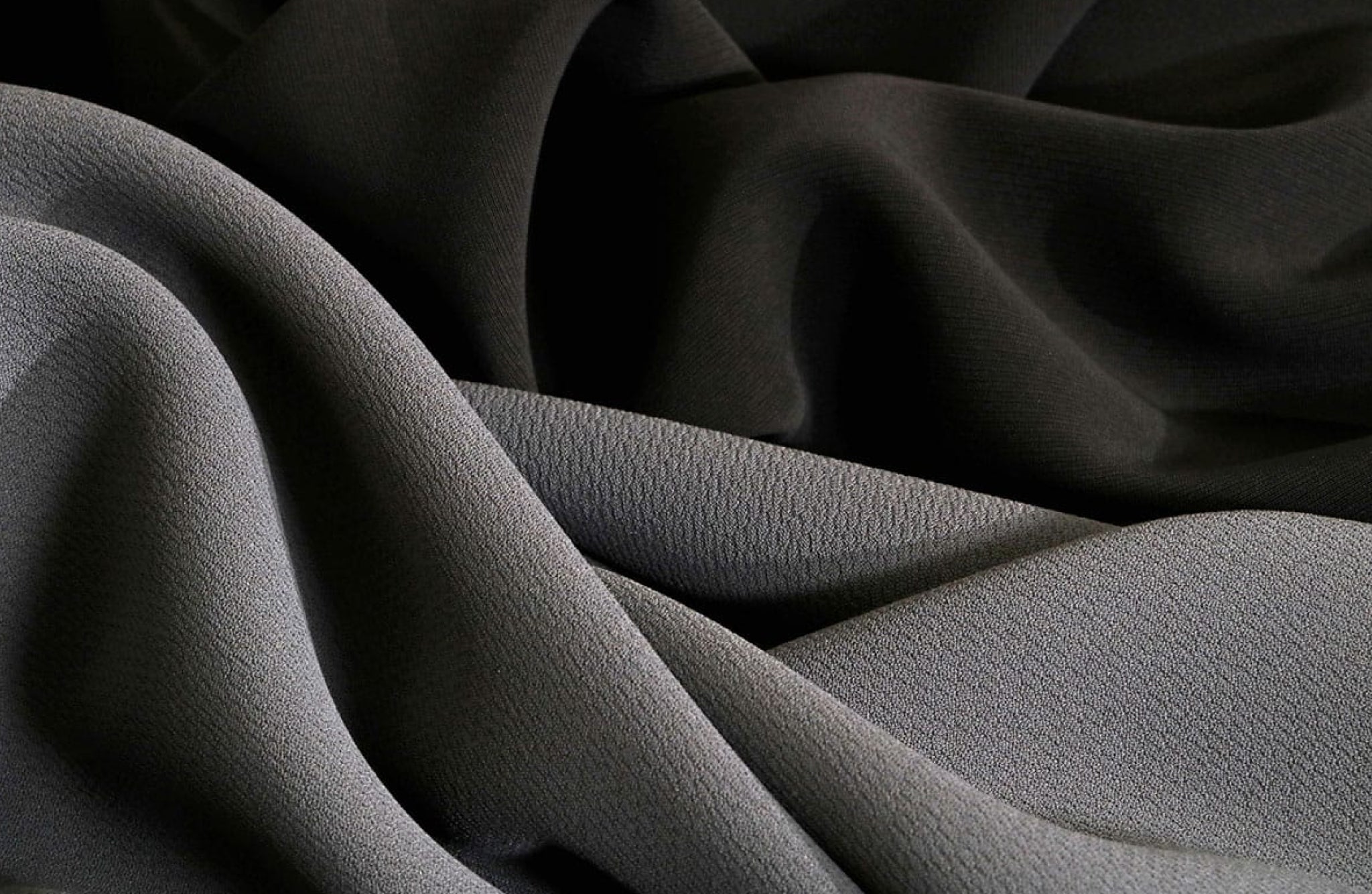 Polyester fabric close up