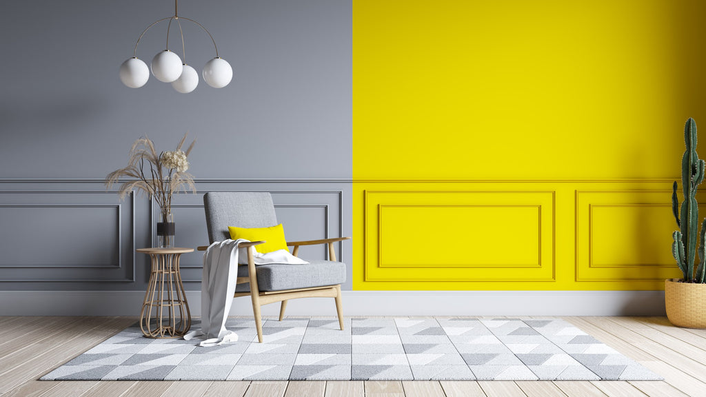 two colour combination for living room