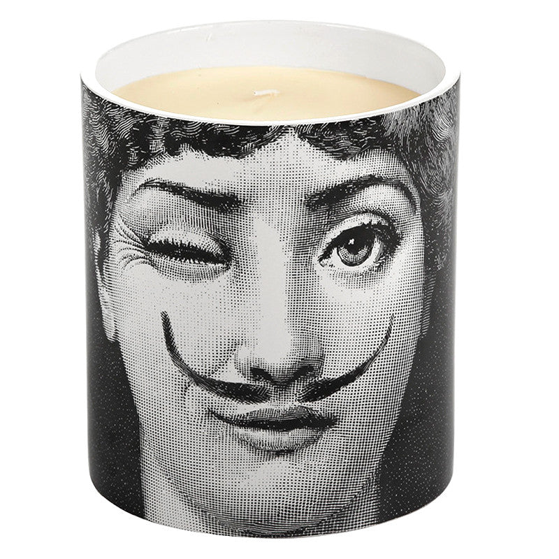Fornasetti Candle - La Femme Aux Moustaches (Grande) 3-Wick