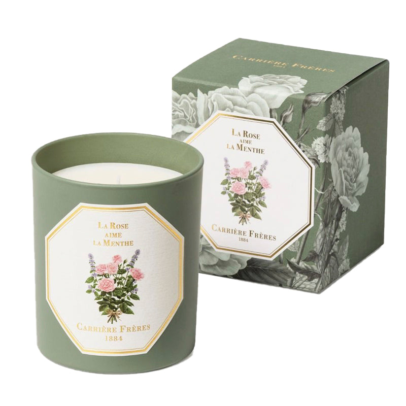 La Rose Aime la Menthe Candle - Candle | Carriere Freres | Aedes.com