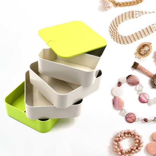 7673a 36 Grids Clear Plastic Organizer Jewelry Storage Box with Adjust —  DeoDap