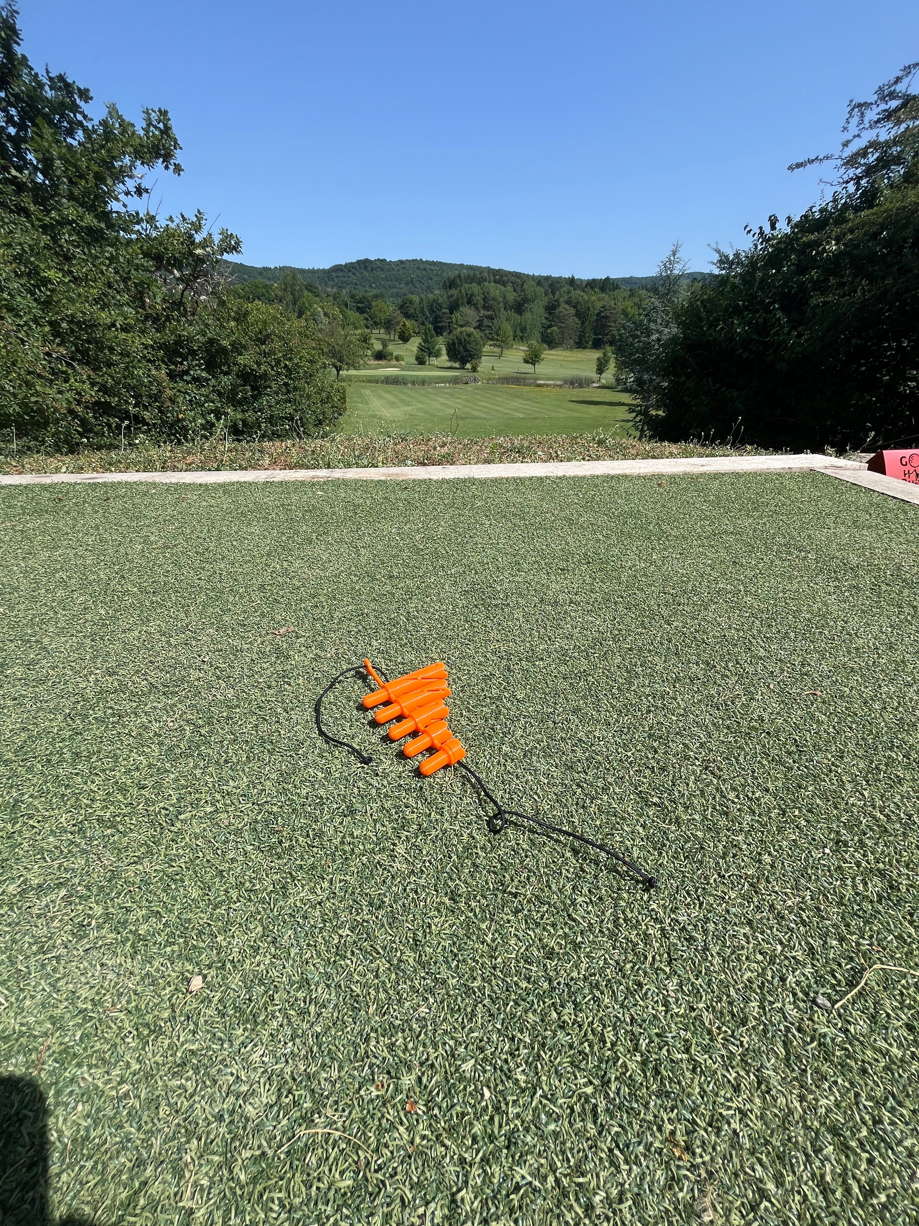 Vanotee orange tee de golf durable - vue 13 Vanotee orange tee de golf durable vue 13