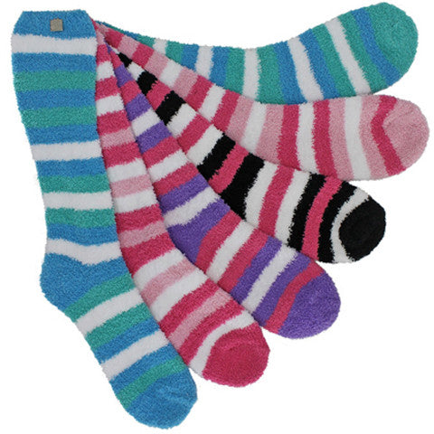 Multicolor Ballet Slipper Non-Slip 6 Pack Fuzzy Socks For Women