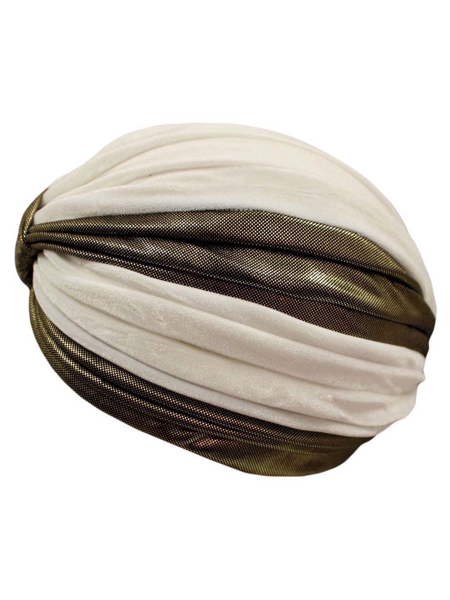 Two-Tone Velour Fashion Turban Head Wrap – Luxury Divas