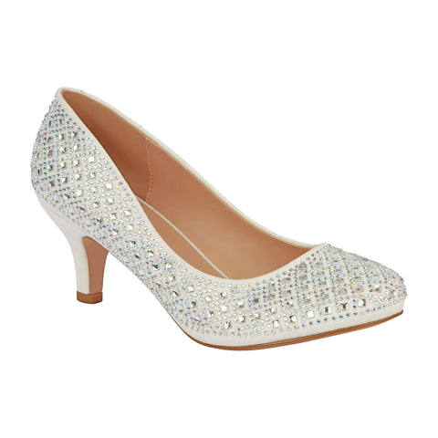 mother of the bride shoes low heel