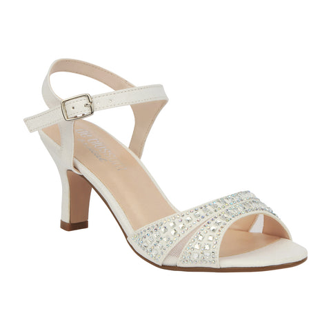 wide width bridal heels
