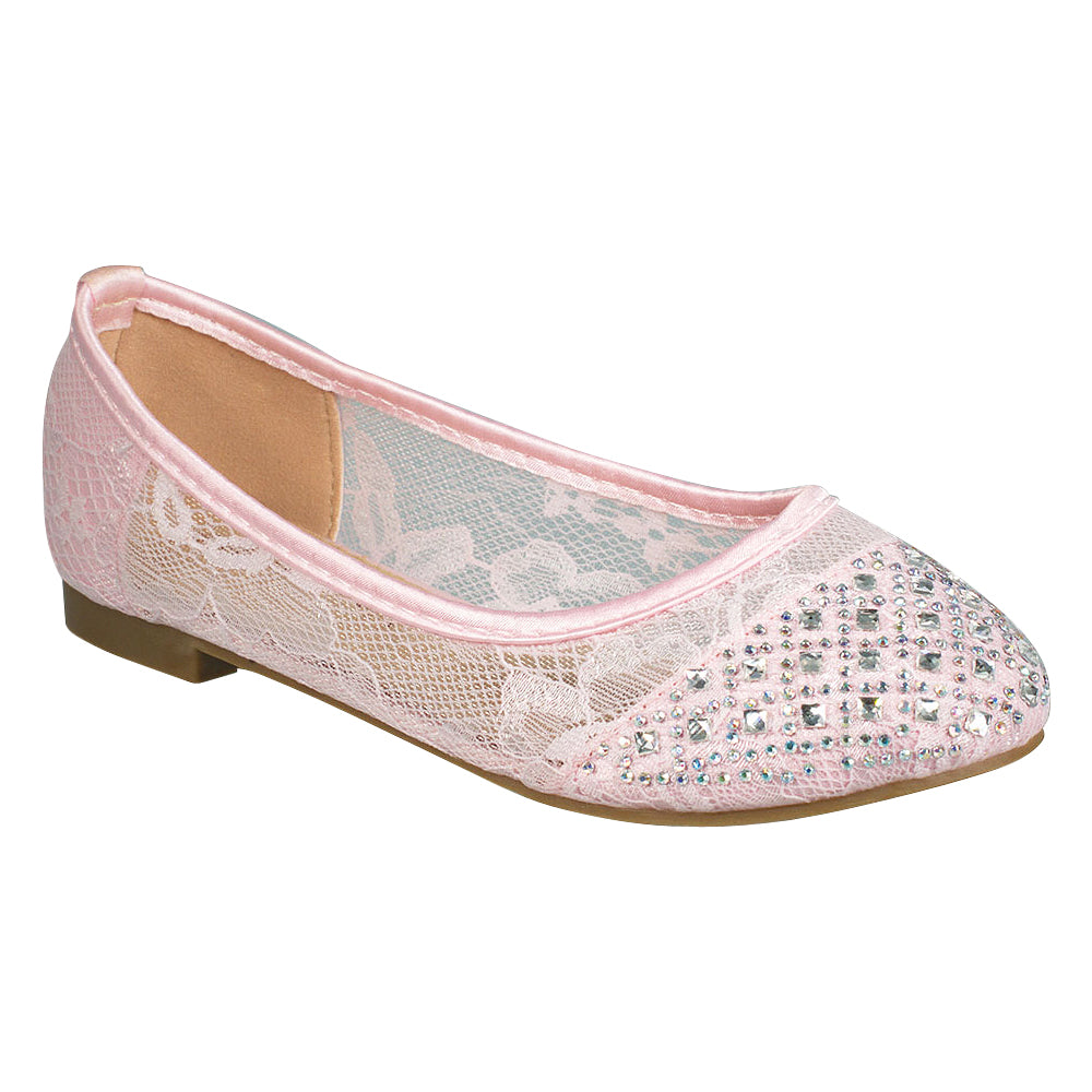 lace ballet flat