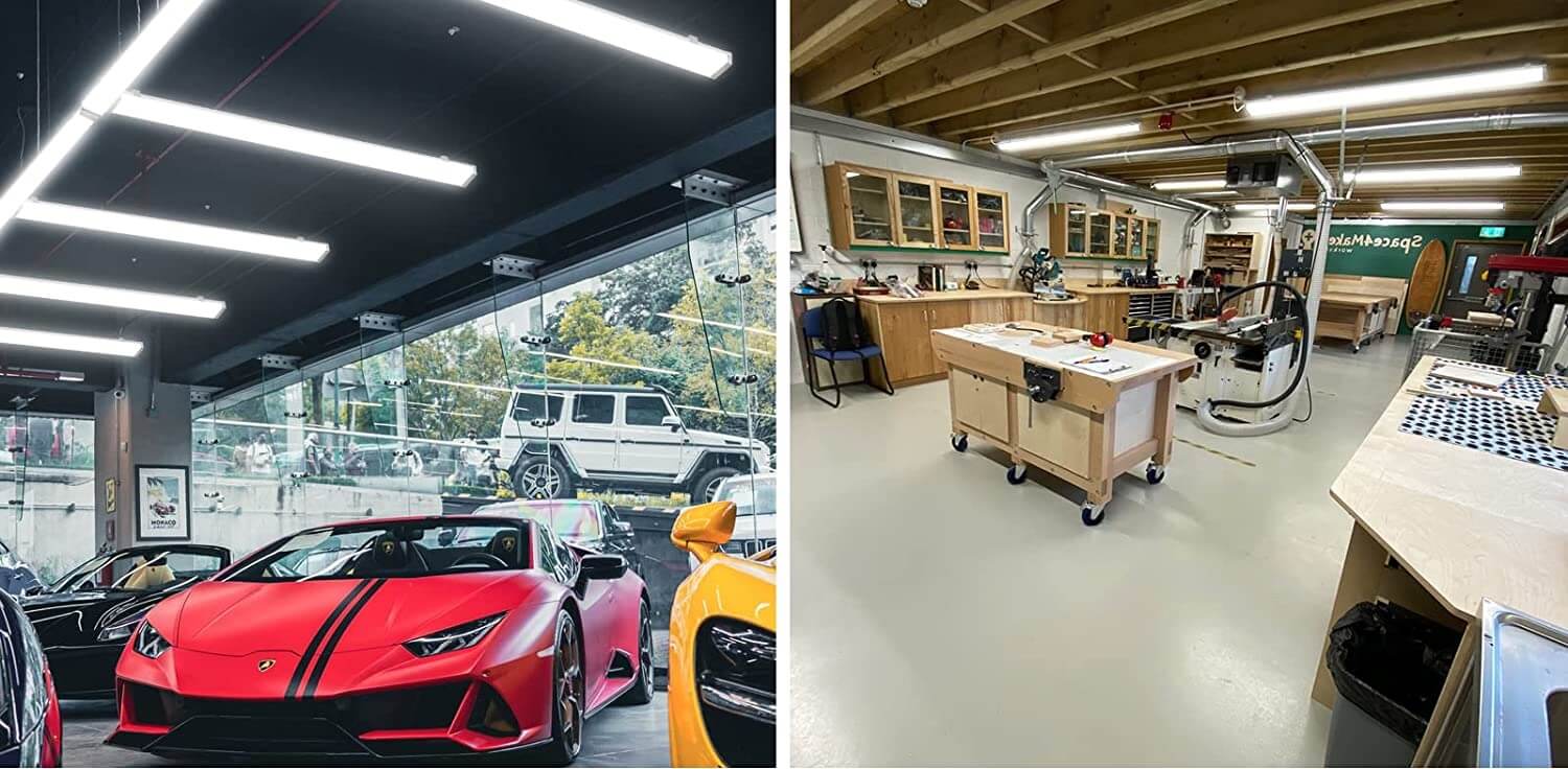 antlux led light fixtures for the garage