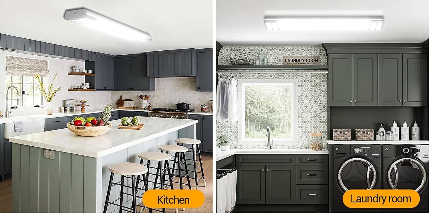 antlux led light fixtures - led kitchen light for garage