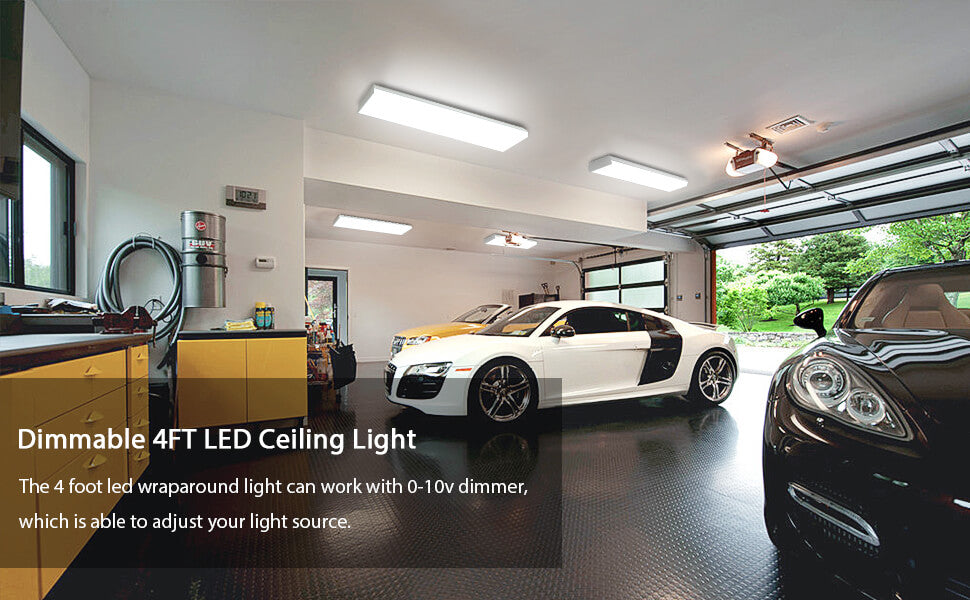 antlux 4ft led ceiling lights for garage