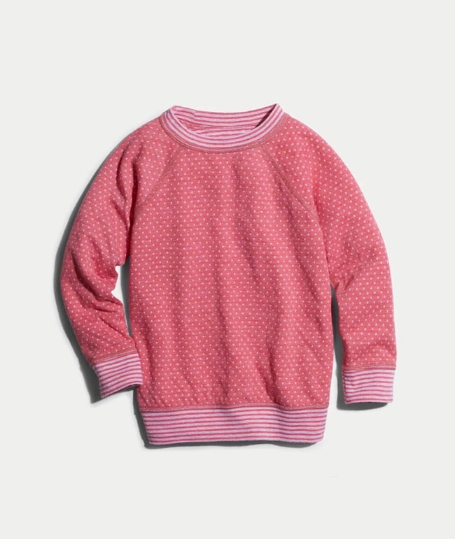 Mini Radley Reversible Raglan in Pink/White – Marine Layer