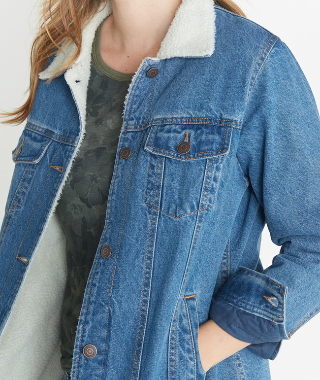 River Denim Sherpa Jacket – Marine Layer