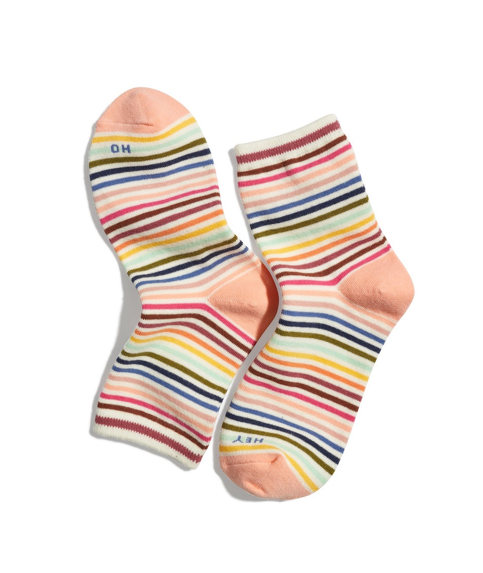 Hi-Ankle Sock in Multi Daisy – Marine Layer