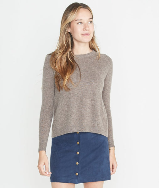 Holly Cashmere Swing Crewneck Sweater – Marine Layer