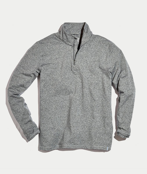 Sport Quarter Zip - Heather Grey – Marine Layer