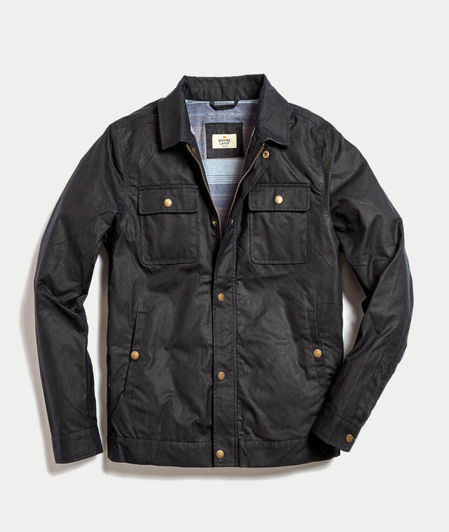 waxed field jacket