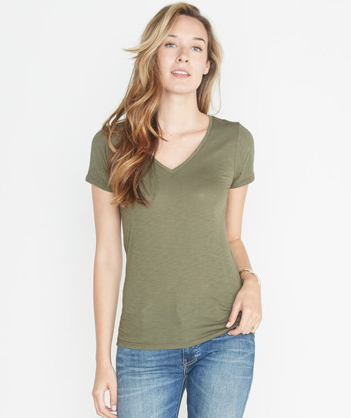 V-Neck in Admiral Green – Marine Layer