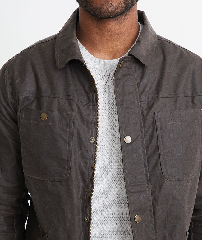 marine layer wax field jacket