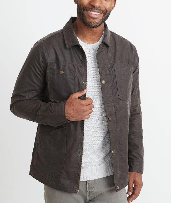 marine layer wax field jacket