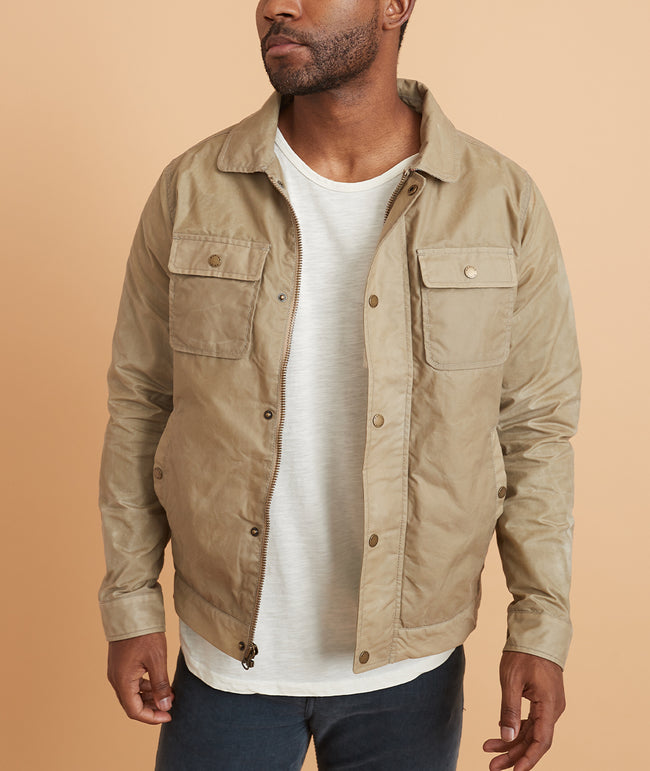 marine layer wax field jacket