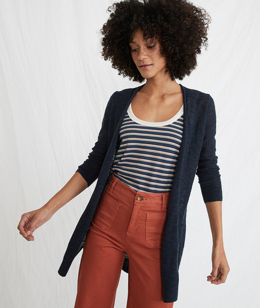 Nantucket Cardigan in Navy – Marine Layer