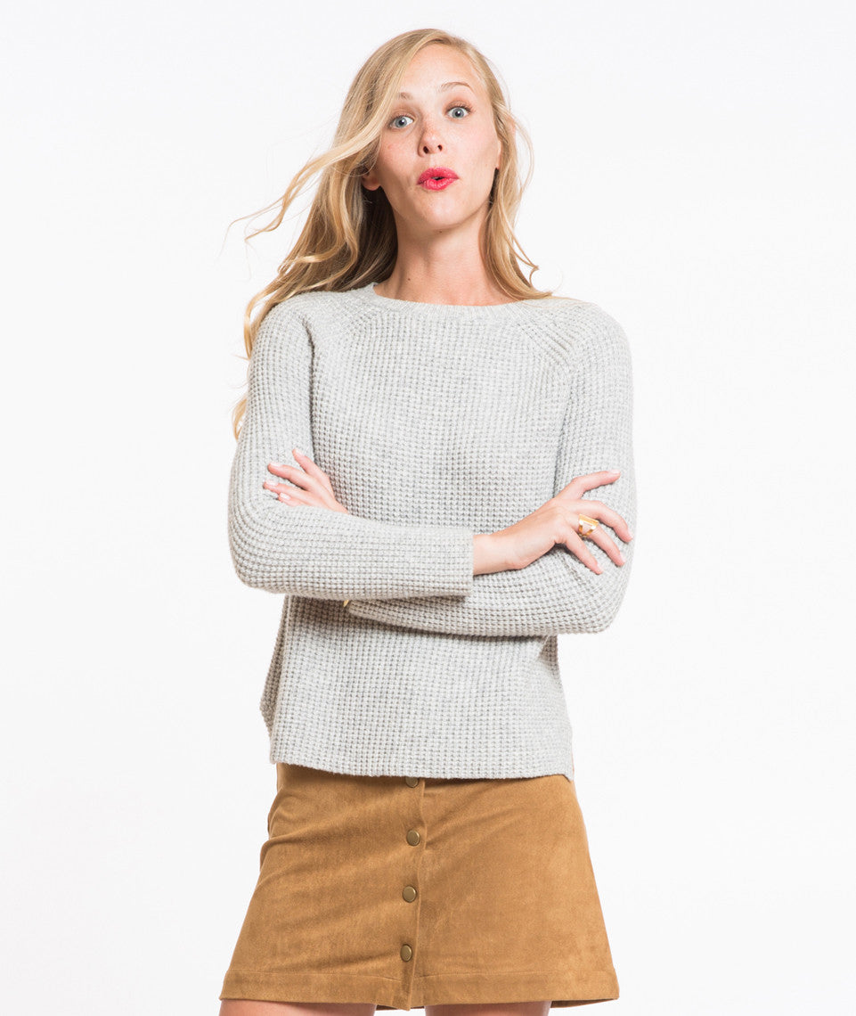 Harper Pineapple Weave Sweater – Marine Layer