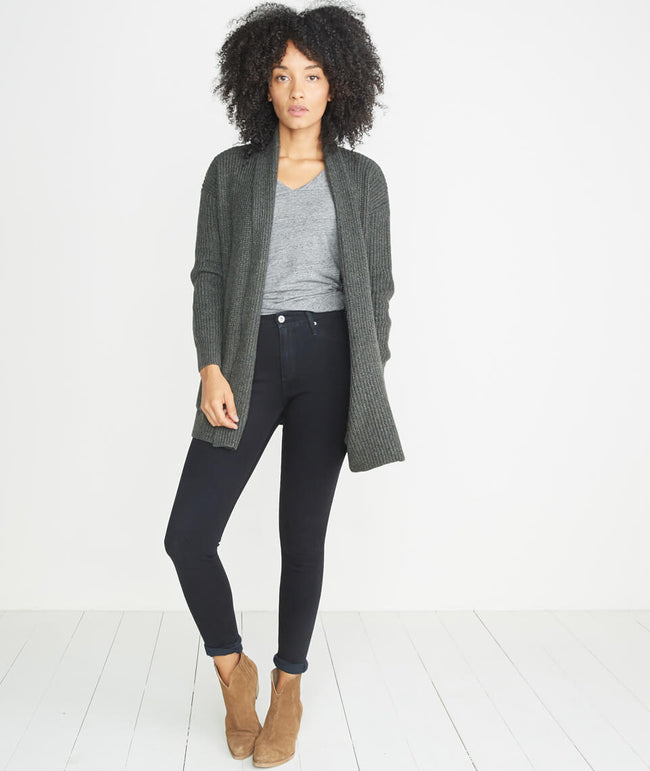 Brooklyn Cardigan in Forest Green – Marine Layer