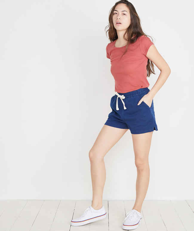 Cipes Beach Short in Mid Wash Indigo – Marine Layer