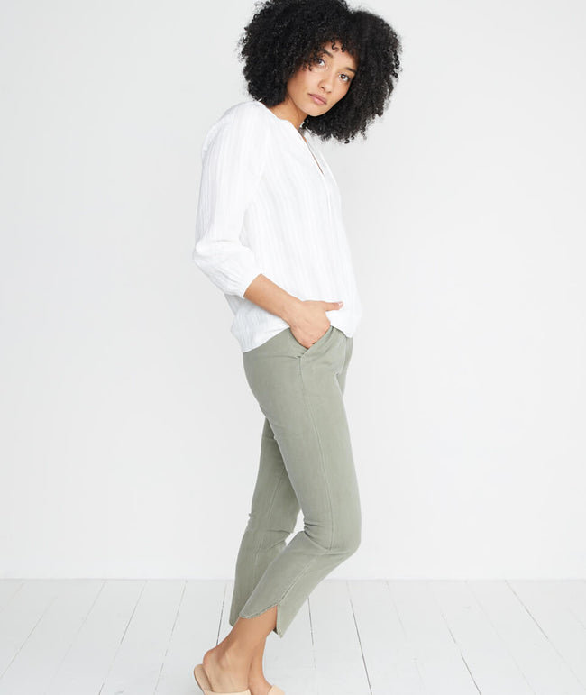 Penny Blouse in Ivory – Marine Layer