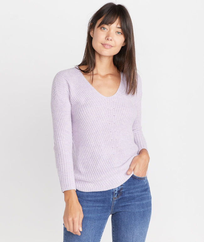Elisa Pullover in Heather Lilac – Marine Layer